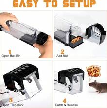 Effective Automatic Rat And Mouse Traps (2 Pcs) - A - View 3