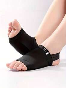 1 Pair Bandage Arch Support Foot Pads, Arch Socks - No Tightness, No Slipping, High Elasticity & Breathable; Foot Support Bandage; With Gel Pad - Durable & Breathable Protective Gear; Provides Support For Sports; Comfortable & Snug Foot Support Band; Unisex, All Season - Multicolor - View 11