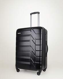 JLY ABS+PC Hard Shell Suitcase With TSA Lock, 20/24/28 Inch Size Options, 360° Spinner Wheels, Telescopic Handle, Textured Travel Luggage - Dark Grey - View 4