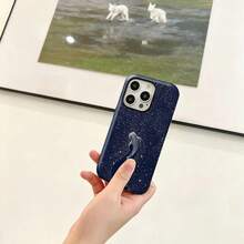 Dreamy Whale Shark Phone Case, Blue Sky, White Stars, Suitable For IPhone17, IPhone16, 15, 14, IPhone13, 12, 11 Pro Max,  S25, S24, S23, S22, S20 - White 1 - View 7