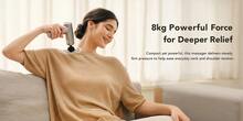 SKG F1 Pro 專業智能按摩槍 | USB充電、6段強度、4款按摩頭、便攜設計、全身適用、三重智能控制－附智能壓力監測、智能定時與動態頻率轉換，精美禮品 - 查看 3