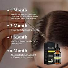Ruahouine Hair  Treatment For Thicker Longer, 5% Minoxidil Biotin Hair Serum Oil For Men And Women, Prevents Hair Loss And Thinning, 2.11 Fl.Oz - default - View 4