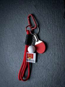 Creative Badminton Golf Ping Pong Keychain, Exquisite Sports Bag Charm, Wallet Pendant - Multicolor - View 7