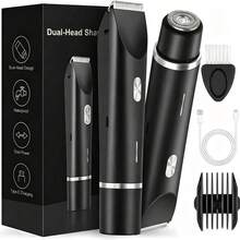 2合1女性比基尼修剪器與電動刮鬍機，雙頭陶瓷刀片除毛器，Type-C快充靜音脫毛器，無痛全身除毛，適用比基尼線、腋下、腿部、手臂與臉部毛髮 - 多色 - 查看 17