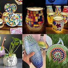 600 Pieces Mosaic - Premium Square Handmade Decoration, Suitable For Creative Art, Painting, Handmade Jewelry And DIY Projects - 1 - View 8