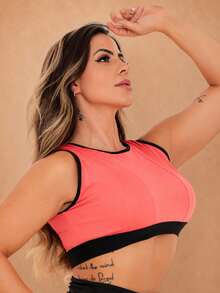 Women Sports Tees & Tanks - Rosa coral - Ver 1