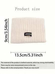 1/4pcs Solid Color Casual Polyester Knitted Headband, Warm For Autumn/Winter - Multicolor - View 8