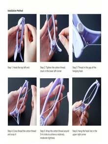1/2pcs Women's Threading Epilator Facial Hair Remover, Eyebrow Facial And Body Hair Threading Epilator Detachable System Set Suitable For Eyebrows, Threading Tool, Women's Threading Epilator, Ideal For Home/Outdoor/Travel Hair Removal Tool. - Multiple Styles - View 7