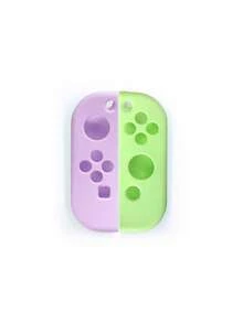 Ốp bảo vệ silicone cho tay cầm Joy-Con Switch, thiết kế phối màu, mềm chống trượt, chống bụi và kháng nước, vỏ bọc gamepad chống sốc dễ thương, tông màu pastel macaron, phụ kiện chơi game cầm tay cho Switch - Xem 9