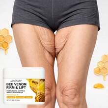 EELHOE Creme de Cuidados com a Pele para Firmeza Abdominal, Contém Colágeno e Ácido Hialurônico, Hidrata e Firma a Textura da Pele, Adequado para Abdômen, Coxas, Nádegas e Braços, Adequado para Todos os Tipos de Pele - Loção Hidratante para Modelagem Corporal - ceramida - Visão 2