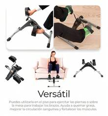 Mini Pedal Exercise Rehabilitation Spinning Bike - Black - View 6