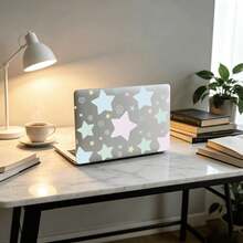 2件裝半透明磨砂全覆蓋MacBook保護殼，超薄硬塑防指紋筆電保護殼，相容13 Neo/13.3 Air/13.3 Pro/13.6 Air/14.2 Pro/15 Air/16.2 Pro - 查看 1