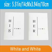 2 Elegant "His & Hers" Wedding Vow Books - 28 Pages, 5.5" X 3.9" - Perfect For Bridal Shower, Anniversary And Wedding - Includes Time Capsule Love Letter - Ideal Keepsake For Couples And Bridesmaid Gifts School Supplies - one-size - View 11