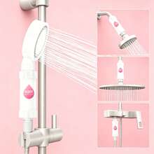 Aromatherapy Shower Head Filter, Home Shower Water Heater Pre-Filter, Chlorine Removal And Skin Purification, High-Quality Vitamin C Scented Shower Filter, Rich Fragrance, Round Plastic Material, Factory Direct, Discount Price - Multicolor - View 2