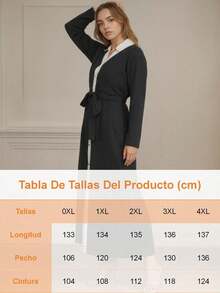 Plus Size Dresses - Black - View 7