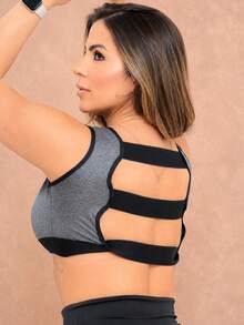 Women Sports Tees & Tanks - Gris - View 2