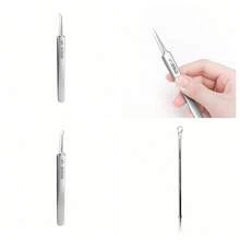 5mm超細黑頭鑷子 - 面部美容痤瘡移除工具，適用於皮膚護理、黑頭移除、美容、皮膚護理產品、水療、自我照護、皮膚護理工具、面部護理、美容師用品、皮膚、面部清潔劑、面部護理 - 彩色 - 查看 15