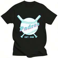Padres Unisex Baseballtrikot Santiago-Motiv-Geschenk - Schwarz - Übersicht 1