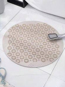 Non-Slip Round Silicone Bath Foot Scrub Cleaning Mat 11.81 Inch, Massage Bathtub Floor Mat With Strong Vacuum Suction Cups, Quick-Dry Drainage Holes, Suitable For Bathroom Bathtub Shower Floor, Foot Acupoint Massage Dead Skin Removal Foot Care Spa Foot Wash Mat - Multiple Styles and Colors - View 15