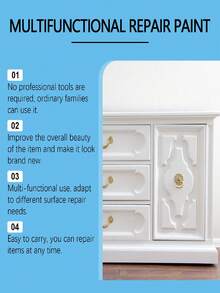 Multi-Functional Repair Paint, Waterproof Bathroom Renovation Scratch & Flaw Cover, Wall & Floor Repair Paint, Sink Crack Filler, Water-Based Quick-Dry Bathroom Furniture Seamless Touch-Up Tool - Multi-functional Repair Paint - View 11