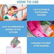 50/100pcs Laundry Color Absorber Sheets, Anti-Dyeing Color Catcher Paper, Allows Mixed Washing, Household Anti-Bleeding Laundry Sheets, Washing Machine Dedicated Color Absorber, Suitable For Various Clothes, Bed Sheets, Pillowcases, Socks, Keeps Original Color Of Garments - Color Absorber - View 11