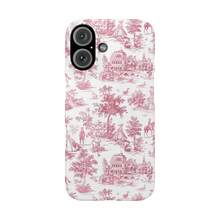 Slim Pink Retro French-Style Phone Case, Suitable For IPhone16 Pro Max|  15 Cases|  15 Pro Max Phone Case, 14, 14 Pro - White 1 - View 7