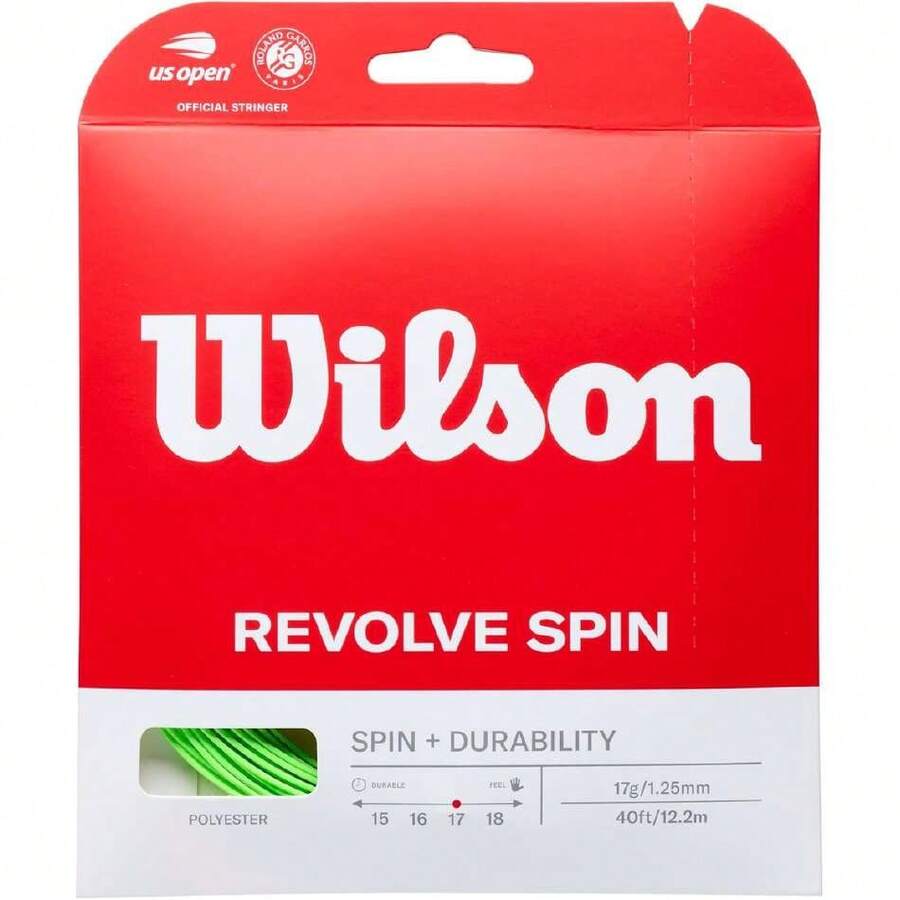 Wilson Revolve Spin 17 String Set – Unisex,45728635 - Green - View 1