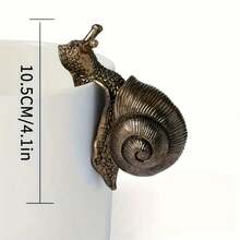 1pc Miniature Garden Decoration, Funny Garden, Miniature Decor Accessories, Snail Garden Suitable For Yard, Patio, Lawn, Indoor And Outdoor Planter Decoration - A - View 3