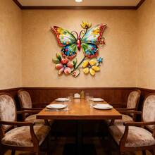 2D Flat Acrylic Butterfly Wall Decor, Premium Home Wall Decoration, Garden Arrangement Craft - A - View 1