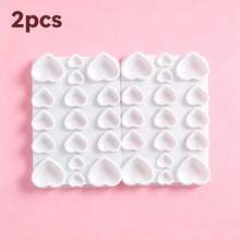 4pcsCute Pink And White Silicone Suction Cup Heart-Shaped Soft Silicone Phone Case, Korean Version Dopamine Heart-Shaped Design, With Suction Cup Holder, Soft Silicone Back Cover, Compatible With IPhone 17 Pro Max 16 15 13 12 11 Pro Max Plus - View 14