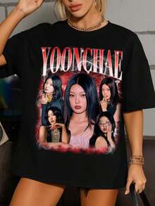 Women T-Shirts - 黑色 - 查看 1