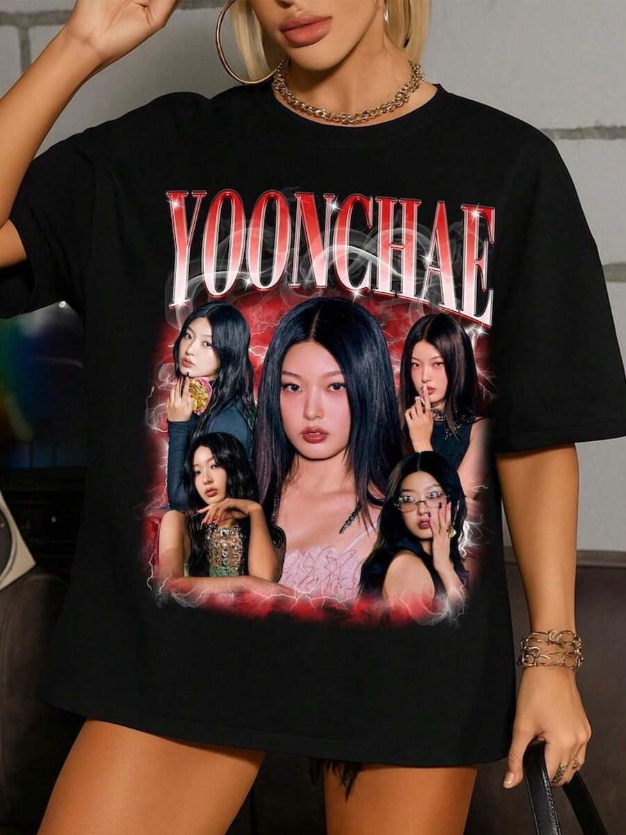 Women T-Shirts - 黑色 - 查看 1