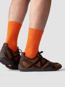 1/5/10 Pairs Bright Vertical Striped Mid-Calf Socks, Comfortable Soft Casual Sports Mid-Calf Socks, Suitable For Daily Wear, Striped Design, Suitable For Parties, Gifts And Other Occasions, Overall Style Is Simple Yet Designed With A Relaxed Feel - Multicolor - View 10