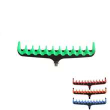 Telescopic Triangular Fishing Bracket Made Of Aluminum Alloy, Equipped With Multi-Groove Bracket Head, Anti-Slip Metal Pointed Feet, Capable Of Holding Multiple Sea Rods And Casting Rods, Fishing Gear Support For Outdoor Wild Fishing - Random Color - View 12