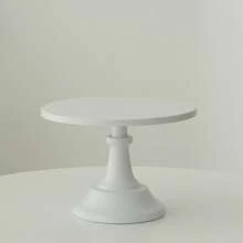 1pc/3pcs Pink Metal Cake Stand - 8/10/12 Inch White Dessert Display Stand, Gold Cake Decoration, Suitable For Wedding And Birthday Party Decoration, Cake Decoration Supplies, Dessert Table Centerpiece, Cake Tray, Pastry Rack, Tall White Iron Dessert Display Stand, Can Be Used For Cold Buffet And Tea Break, Wedding Table Decoration - Multicolor - View 8