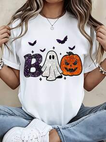 Women T-Shirts - 白色 - 查看 3