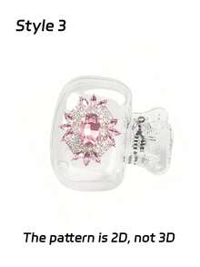 Portable Toothbrush Case With Shiny Gemstone & Diamond Pattern, Transparent Travel Toothbrush Storage Box, Toothbrush Head Protector Clip, Toothbrush Protective Cover, Easy To Carry, Dust-Proof Design, Ideal Gift For Lovers, Friends, Family, Teachers, Travel Enthusiasts, Essential For Home, Dorm, Vacation. Perfect For Birthday Gift, Back To School Gift, Wedding Accessory, Teacher's Day Gift And Spring/Summer Essential - Multicolor - View 15