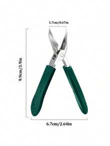 High Precision Nail Clipper, Suitable For Thick Nails And Ingrown Nails, Made Of Premium Stainless Steel, With Soft Handle And 25-Degree Angled Ultra-Sharp Blade. This Thick Nail Clipper Is Designed For Elderly People, With Anti-Splash Feature. - Multicolor - View 11