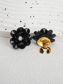 1 pieza/2 piezas Cubierta de botón para camisa, gemelos hechos a mano, cubiertas de gemelos, clip de botón para manga, botón para vestido, boda, esmoquin, decoración, accesorios de ropa - C - Ver 3