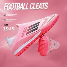 Men's Professional Soccer Shoes, Suitable For Indoor And Outdoor Wear - Pink - View 6
