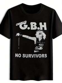 Tshirt Vintage della rock band CHARGED GBH weit geschnitten - nero - Visualizzare 1
