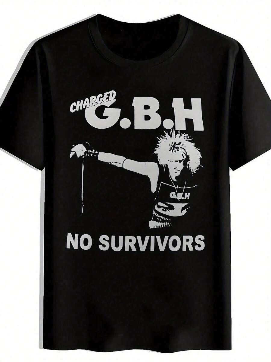 Tshirt Vintage della rock band CHARGED GBH weit geschnitten - nero - Visualizzare 1