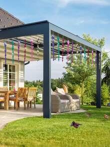 8 piezas Dispositivo giratorio reflectante para ahuyentar pájaros, poste disuasorio de pájaros de plástico, diseño giratorio, adecuado para control de pájaros en jardín y granja al aire libre, poste disuasorio de pájaros de plástico para exteriores, adecuado para jardín, huerto, balcón, control de pájaros en granja - Multicolor - Ver 2