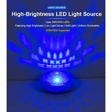 Solar Powered Pool Lights, 9-Color RGB Floating Pool Lights With Remote Control, 4/6/8 Hour Timer, IP67 Waterproof, High Brightness SMD5050 LED, Auto On/Off, Suitable For Swimming Pool, Bathtub, Garden, Camping Party - Solar-powered Floating Light (RGB) - View 3