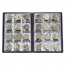 PU Material Coin Collection Album, 120 Pockets Artificial PU Leather Coin Storage Photo Album, Portable Transparent Inner Pages Coin Storage Book, Suitable For Collecting Coins And Commemorative Coins, Also Can Be Used As Birthday Gift, Commemorative Gift, Collection Gift, Holiday Gift - Multicolor - View 6