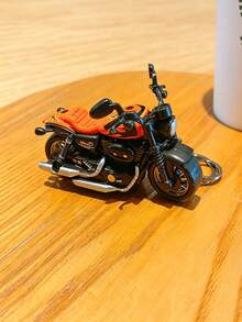 Creative Vintage Realistic Alloy Heavy Motorcycle Model, Cool Personalized Men's Bag Pendant, Exquisite Fashion Holiday Gift Accessory, Car Keychain - Multicolor - View 7