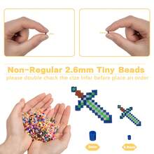 24色 2.6MM 迷你 13000顆 熔珠 3D像素拼圖 熨燙珠 DIY手工禮物 - C - 查看 5