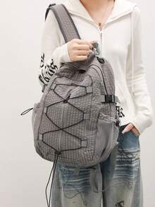 Ransel ringan, keseimbangan sempurna antara perjalanan kota dan pendakian luar ruangan, desain fungsional multi-saku, ransel serbaguna yang sangat menarik. Kompartemen utama yang luas dapat dengan mudah menampung laptop dan kebutuhan sehari-hari; bagian depan dilengkapi dengan saku resleting praktis untuk menyimpan ponsel, kunci, dan barang-barang kecil lainnya. Baik untuk perjalanan harian, kelas kampus, jalan-jalan akhir pekan, atau pendakian jarak pendek, ransel ini dengan estetika dan fungsionalitasnya dapat menjadi asisten andal Anda. - MultiWarna - View 2