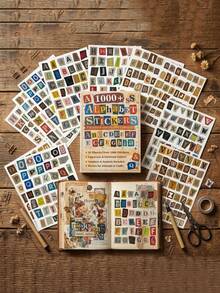 1000+ Letter Stickers, Suitable For Scrapbooking, Journaling And DIY Crafts, Vintage Ransom Note Style, Includes Uppercase/Lower, First Day Of School - Multicolor - View 6