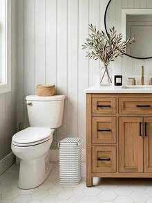 1 buah Rak Penyimpanan Kertas Toilet Kapasitas Besar, Tempat Tisu Multifungsi, Aksesori Kamar Mandi, Keranjang Penyimpanan Tisu Kain Lipat, Penyimpanan Rapi, Cocok Untuk Rumah, Kamar Mandi, Wadah Penyimpanan dan Pengorganisasian yang Ideal - MultiWarna - View 8